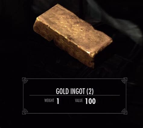 Gold Ingot Skyrim Guide - Scrolls Guided