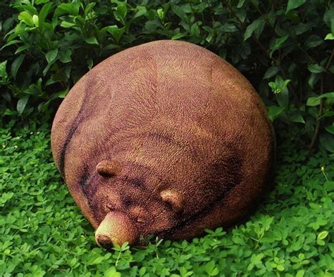 Big Sleeping Grizzly Bear Bean Bag | DudeIWantThat.com
