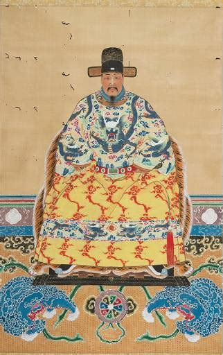 PORTRAIT OF THE EMPEROR HONGWU', QING DYNASTY (#0394) on Jan 18, 2023 | Galerie Zacke in Vienna