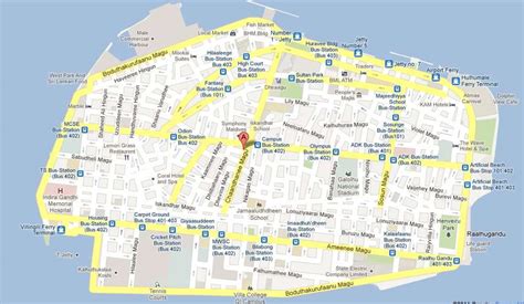 Male Map - Maldives