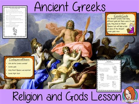 Ancient Greek Religion and Gods Complete History Lesson | Teaching Resources