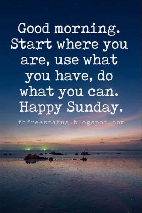 Inspirational Sunday Morning Quotes and Images