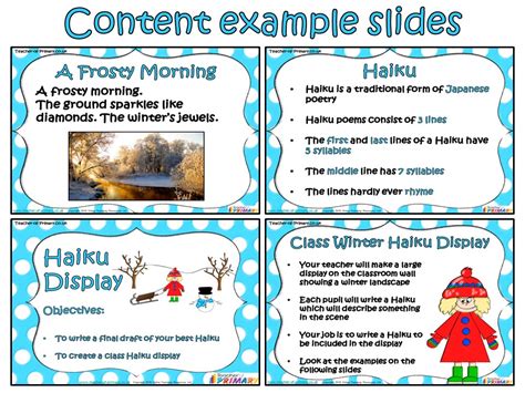 Winter Haiku Poetry | Teaching Resources