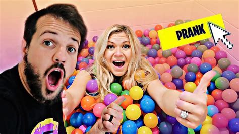 Hilarious Shower Ball Pit Prank FAIL - YouTube