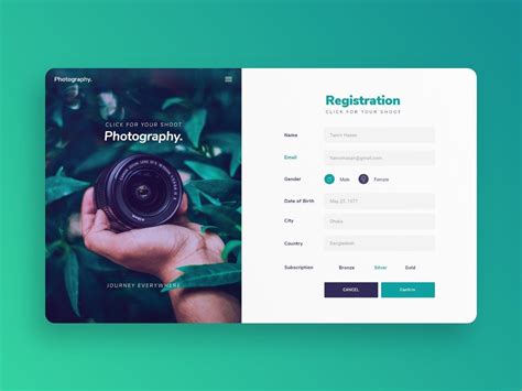 Signup or Login Page UI/UX Design Template | Login page design, Ui design website, Web app design