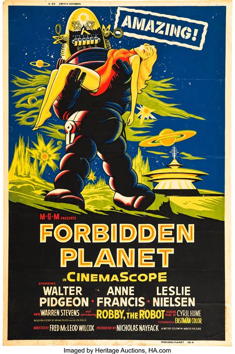 Forbidden Planet (MGM, 1956). Poster (40" X 60").. ... Movie | Lot #83572 | Heritage Auctions