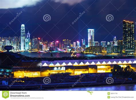 Hong Kong skyline stock photo. Image of kong, financial - 32311716