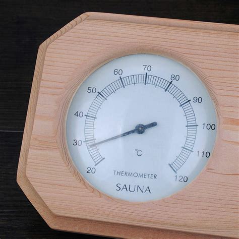 Manufacturer Of Sauna Thermometer Hygrometer with Wood Frame