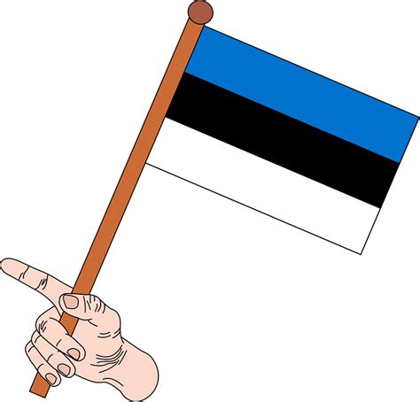 Flag The Of Estonia · Free vector graphic on Pixabay