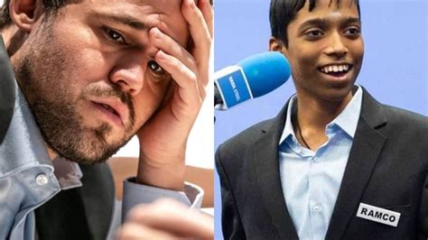 16-year-old Indian Grandmaster Pragyananda defeats world chess champion Magnus Carlsen - News18 ...