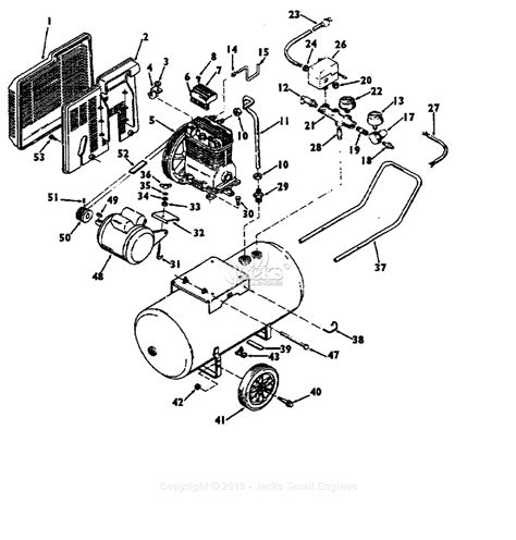 Parts Diagram For Craftsman Air Compressor | Reviewmotors.co