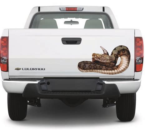 snake Tailgate decal, truck vinyl graphics, rattlesnake truck sticker ...