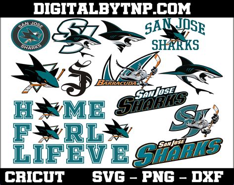 San Jose sharks Logo Svg, San Jose sharks Bundle Svg, NHL Hockey Svg ...