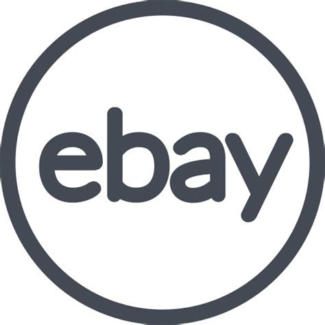 Circle, social, ebay Icon in Social Media Set - Line Design