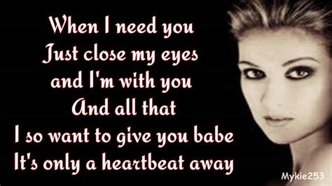 Celine Dion Lyrics