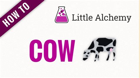 How Do You Make A Cow On Little Alchemy 2 - Draw easy