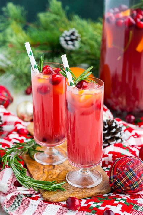 Christmas Punch Recipe (Boozy or Not) | Sugar & Soul