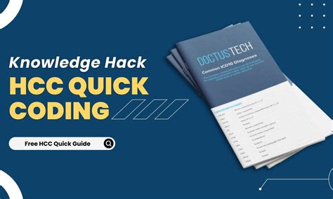 A Quick HCC Coding Knowledge Hack - DoctusTech