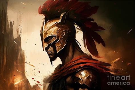 Spartan Painting v2 Digital Art by Elmahdi Laghlab - Fine Art America