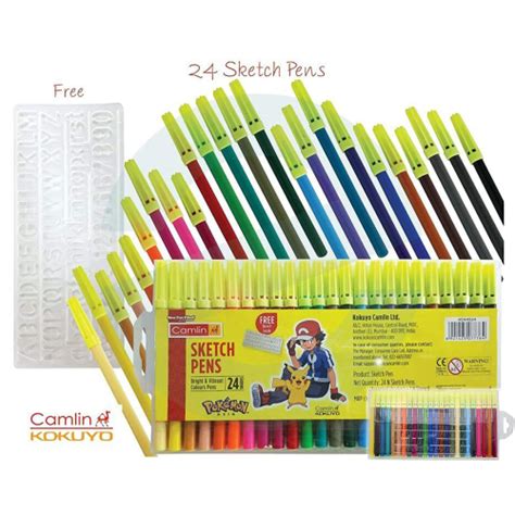 Camlin Sketch Pens Pack of 24 – KefaMart