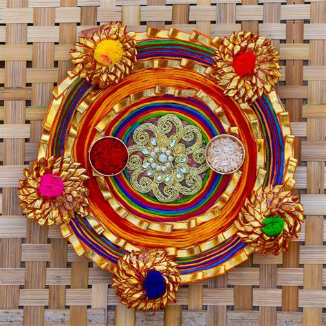 Buy or Send fancy Rakhi Thali and traditionally designed Rakhi pooja ...