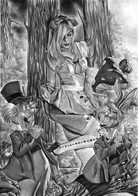 ALICE WONDERLAND BY artist RAFA SCHNEIDER Alice In Wonderland Artwork ...