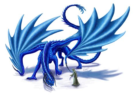 Sapphire Dragon by PutridusCor on DeviantArt
