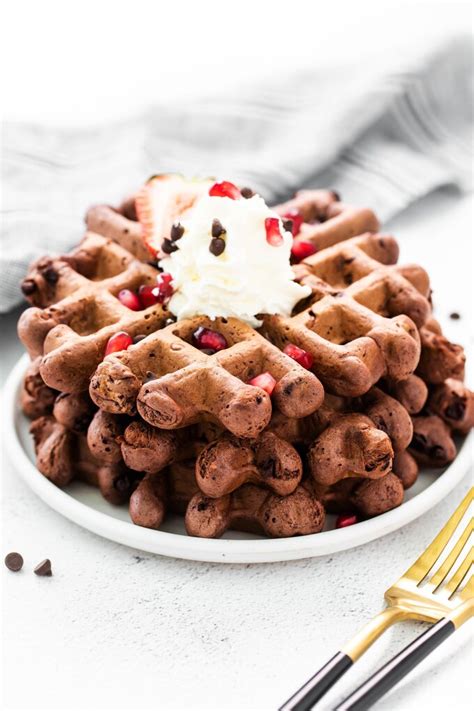 Chocolate Waffles – Mildly Meandering