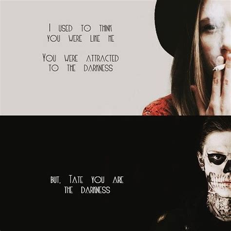 Tate you are the darkness 💀 | American horror, American horror story coven, American horror story