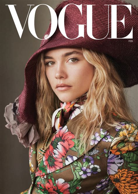 Florence Pugh - Vogue Cover - 2020 - Florence Pugh Photo (43267052 ...