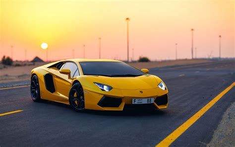 Gambar Mobil Mewah Warna Kuning ~ gambar custom hd