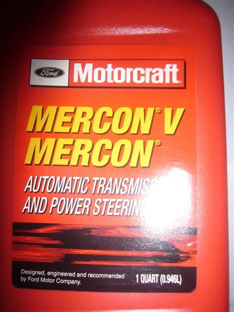 transmission fluid: Mercon ATF or Mercon V ATF? - F150online Forums