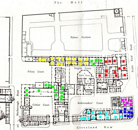 St. James Palace Floor Plan | St James’s Palace, floor plan