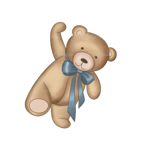 Teddy Bear Clipart, Bear PNG, Baby Bear, PNG, Baby Shower, Digital Download, Commercial Use ...