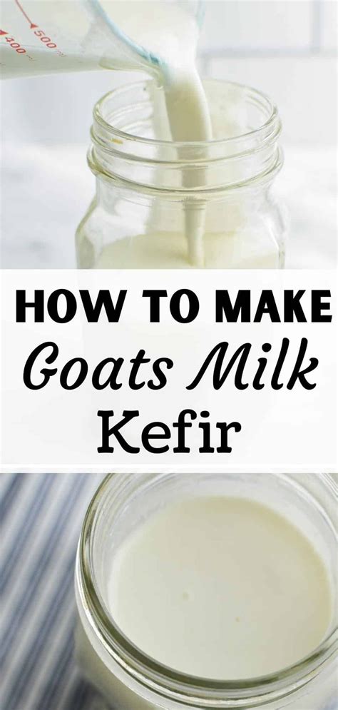 How to Make Goat's Milk Kefir | Recipe | Milk kefir recipes, Milk kefir ...