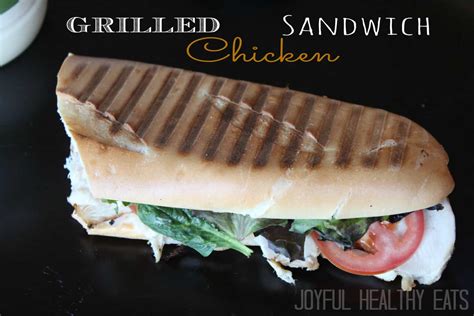 Grilled Chicken Sandwich {Joyful Healthy Eats}