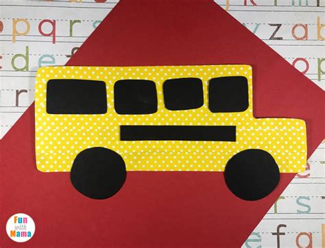 The Wheels On The Bus: A Fun Washi Tape School Bus Craft For Kids