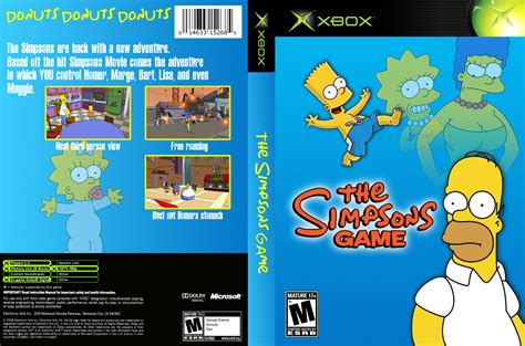 The Simpsons Game Xbox Box Art Cover by Rex_the_dinosoar