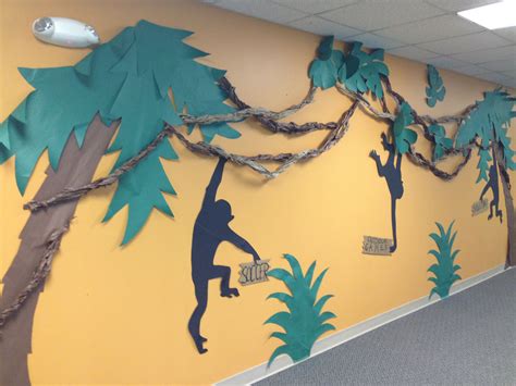 Journey off the map VBS decorations. Monkeys swinging from a vine. This post will show you how ...