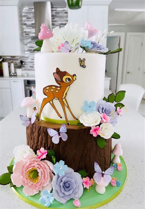 50+ Best Bambi Birthday Cake Ideas and Designs (2024) - Birthday Cakes 2024