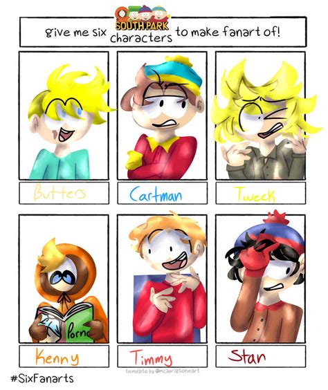 South Park Characters by CherryCookie20 on DeviantArt