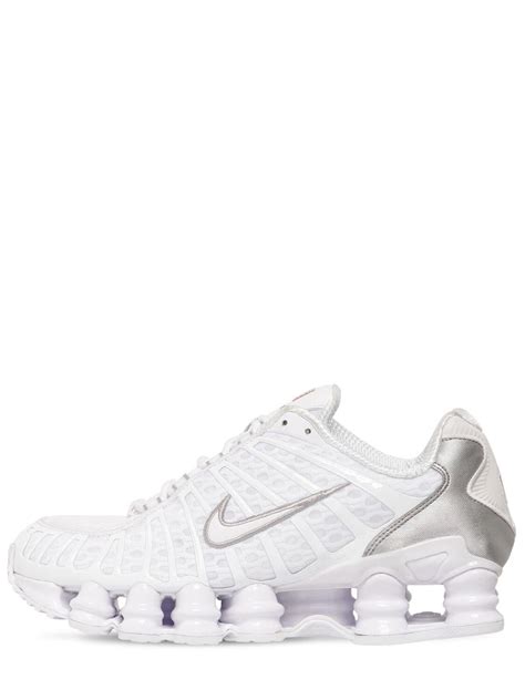 Nike White Shox Tl Sneakers | Lyst