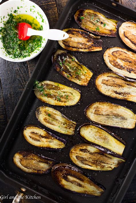 Healthy Pan Fried Baby Eggplant with Gremolata - Girl and the Kitchen