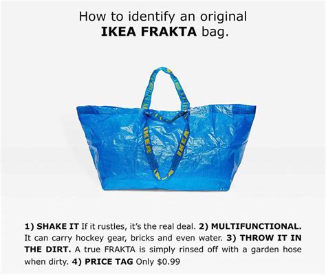 IKEA Responds To Balenciaga's $2,145 Bag Which Looks Exactly Like IKEA's 99-Cent Tote Bag | DeMilked