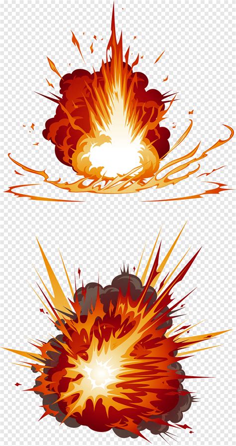 Two explosion illustrations, Blast!Blast!Blast!My Explosion Firecracker, Explosions, effect ...