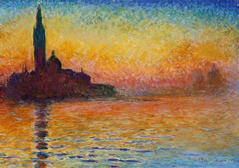 Sunset in Venice, 1908 by Claude Monet