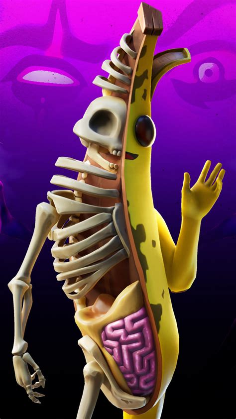 Banana Peely Fortnite 4K Ultra HD Mobile Phone Wallpaper