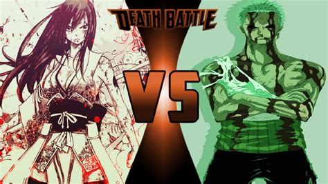 Erza vs Zoro by Fu-reiji on DeviantArt