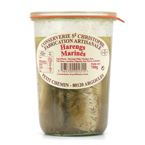 Pickled herring - Conserverie Saint Christophe