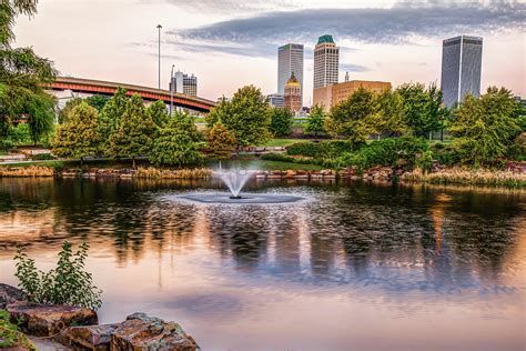 Tulsa Mornings - Downtown Tulsa City Skyline Photograph by Gregory ...